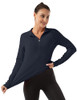 FKEEP WOMEN'S POLO SHIRTS LONG SLEEVE UPF 50+ SUN - SIZE: WOMEN XS - BLUE GRAY New