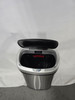 iTouchless 13 Gallon Sensor Kitchen Trash Can with Lid, ITOS13B-1, Silver