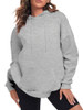 Fkeep Oversized Hoodies Women's Fleece Crewneck Sweatshirt Casual Long Sleeve New