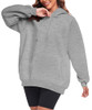 Fkeep Oversized Hoodies Women's Fleece Crewneck Sweatshirt Casual Long Sleeve New