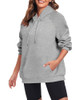 Fkeep Oversized Hoodies Women's Fleece Crewneck Sweatshirt Casual Long Sleeve New