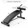 FF FINER FORM GYM-QUALITY SIT UP BENCH REVERSE CRUNCH HANDLE CURVED - BLACK FF FINER FORM GYM-QUALITY SIT UP BENCH REVERSE CRUNCH HANDLE CURVED - BLACK