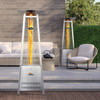 Q QUALITY BRAND COMPANY PARAGON FLOORSTANDING PROPANE HEATER - STAINLESS STEEL