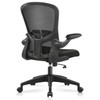 FELIXKING OFFICE DESK CHAIRS ERGONOMIC PC DESK CHAIR WHEELS FK936 - BLACK