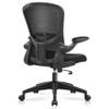 FELIXKING OFFICE DESK CHAIRS ERGONOMIC PC DESK CHAIR WHEELS FK936 - BLACK