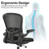 FELIXKING OFFICE DESK CHAIRS ERGONOMIC PC DESK CHAIR WHEELS FK936 - BLACK