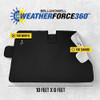 BELLHOWELL WEATHERFORCE 360 REVERSIBLE WINDSHIELD PROTECTOR, 6FT X 10FT - BLACK