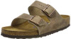 0552811 Birkenstock Arizona Soft Footbed Sandals Men 7 / Women 9 Brown