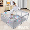 ANGELBLISS BABY PLAYPEN MAT 71"X 59"X 1.18" SELF-INFLATING PLAY MAT FOR BABIES