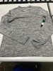 GALAXY BY HARVIC PULLOVER HEATHER KNIT SHIRT MEN'S - SMALL - GRAY - IMLPT-470GY New