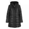 WOMEN'S SPYDRE YARA HOODED PUFFER PARKA COAT, BLACK, SMALL New