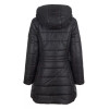 WOMEN'S SPYDRE YARA HOODED PUFFER PARKA COAT, BLACK, SMALL New