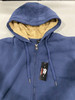 RUDOLPH MEN'S SWEATER WITH FULL ZIP, NAVY, LARGE New