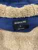 RUDOLPH MEN'S SWEATER WITH FULL ZIP, NAVY, LARGE New