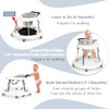 Baby Walker Foldable with 9 Adjustable Heights, Baby Walkers and Activity Center