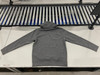 RUDOLPH MEN'S SLIM FIT FLEECE-LINED FULL ZIP HOODIE, CHARCOAL, LARGE New