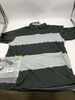 CALLAWAY MEN'S SURPRISE POLO - SIZE: MEN XL - BLACK/GRAY STRIPS New