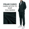 GALAXY BY HARVIC MEN'S SWEATER JOGGER POLAR FLEECE SET 3XL - CHARCOAL HEATHER New