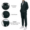 GALAXY BY HARVIC MEN'S SWEATER JOGGER POLAR FLEECE SET 3XL - CHARCOAL HEATHER New