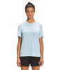 TNF WOMEN'S WANDER SLEEVE TEE STANDARD PLUS SIZE - WOMEN L - BETA BLUE New