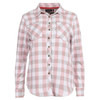 CANADA WEATHER GEAR WOMEN'S PLAID SHIRT, SIZE MEDIUM, BLUSH PINK/GRAY New