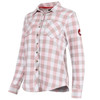 CANADA WEATHER GEAR WOMEN'S PLAID SHIRT, SIZE MEDIUM, BLUSH PINK/GRAY New