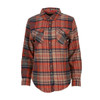 CANADA WEATHER GEAR WOMEN'S VINTAGE PLAID SHIRT - SIZE: M - RUST/ CREAM New