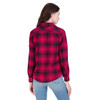 CANADA WEATHER GEAR WOMEN'S VINTAGE PLAID SHIRT - SIZE: M - RED/BLACK New