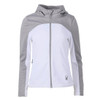 SPYDER WOMEN'S ALYCE SOFTSHELL JACKET WITH HOOD, WHITE, MEDIUM New