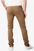 GALAXY BY HARVIC MEN'S SUPER STRETCH SLIM CHINO PANTS - DARK KHAKI - 34X32 New