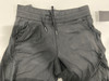 90 DEGREE BY REFLEX WOMEN'S JOGGERS HEATHER BLACK SIZE SMALL New