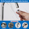 11pcs Faucet Adapter Kit, Brass Faucet Aerator Adapter Set Male Female Sink