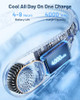 SWEETFULL PORTABLE NECK FAN 360° COOLING BLADELESS PERSONAL FAN - BLACK