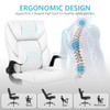 BESTERA OFFICE CHAIR EXECUTIVE LEATHER CHAIR HOME OFFICE DESK CHAIRS - WHITE