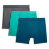 PSP24M15815 PUMA Mens 3Pk Ultra Soft Boxer Briefs  Black, Green, Grey Size S New