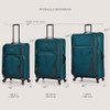 U.S. Traveler Aviron Bay Expandable Softside Spinner Wheels 2 Piece Luggage U.S. Traveler Aviron Bay Expandable Softside Spinner Wheels 2 Piece Luggage