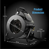 IPOWER ELECTRIC HEATER FAN PORTABLE HEATER WITH OVERHEAT PROTECTION BLACK