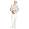 IZOD MEN'S ADVANTAGE FLEECE CREW NECK SWEATER - SIZE: MEN M - LIGHT GRAY HEATHER New