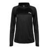 UNDER ARMOUR UNDER ARMOUR WOMEN'S 1/2 ZIP PULLOVER - SIZE: WOMEN S - BLACK New