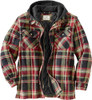 Legendary Whitetails Men's Maplewood Hooded Shirt Jacket Spruce Mountain Plaid New