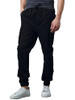 GALAXY BY HARVIC MEN'S SLIM FIT JOGGER CARGO PANTS J/MCJP-4750 - BLACK - XL New