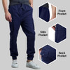 Galaxy by Harvic Men's Cargo Twill Pants JMCJP-4750 Navy M New