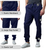 Galaxy by Harvic Men's Cargo Twill Pants JMCJP-4750 Navy M New