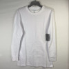 BLUE ICE MEN'S WAFFLE KNIT HENLEY THERMAL SHIRT BRIGHT - SIZE: MEN L - WHITE New