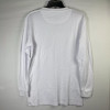 BLUE ICE MEN'S WAFFLE KNIT HENLEY THERMAL SHIRT BRIGHT - SIZE: MEN L - WHITE New