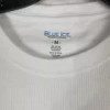 BLUE ICE MEN'S WAFFLE KNIT HENLEY THERMAL SHIRT BRIGHT - SIZE: MEN L - WHITE New