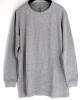 BLUE ICE WAFFLE KNIT LONG SLEEVE SHIRT - SIZE: MEN L - HEATHER GRAY New