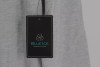 BLUE ICE WAFFLE KNIT LONG SLEEVE SHIRT - SIZE: MEN L - HEATHER GRAY New