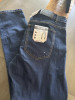 MENS BLU ROCK DENIM FLEX JEANS - SIZE: MEN 36X32 - MEDIUM WASH New