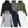 RUDOLPH WOMEN'S HEAVYWEIGHT LOOSE FIT FLEECE LINED PULLOVER HOODIE L - CHARCOAL New